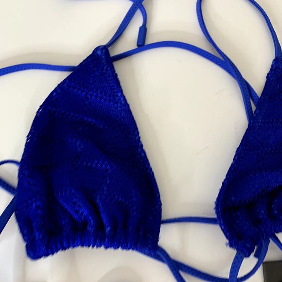 Triangl Vinca Balearic Blue Set Womens New LAage - Picture 8 of 16